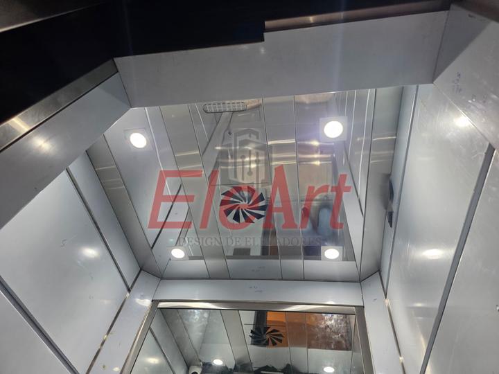 Subteto em aço inox com iluminação LED
